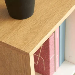 Garnero Arredamenti Scrivanie Per Ragazzi|Scrivanie Ufficio-Scrivania 149/50cm ufficio moderna bianco rovere Jade Gihome® Bianco Opaco - Rovere