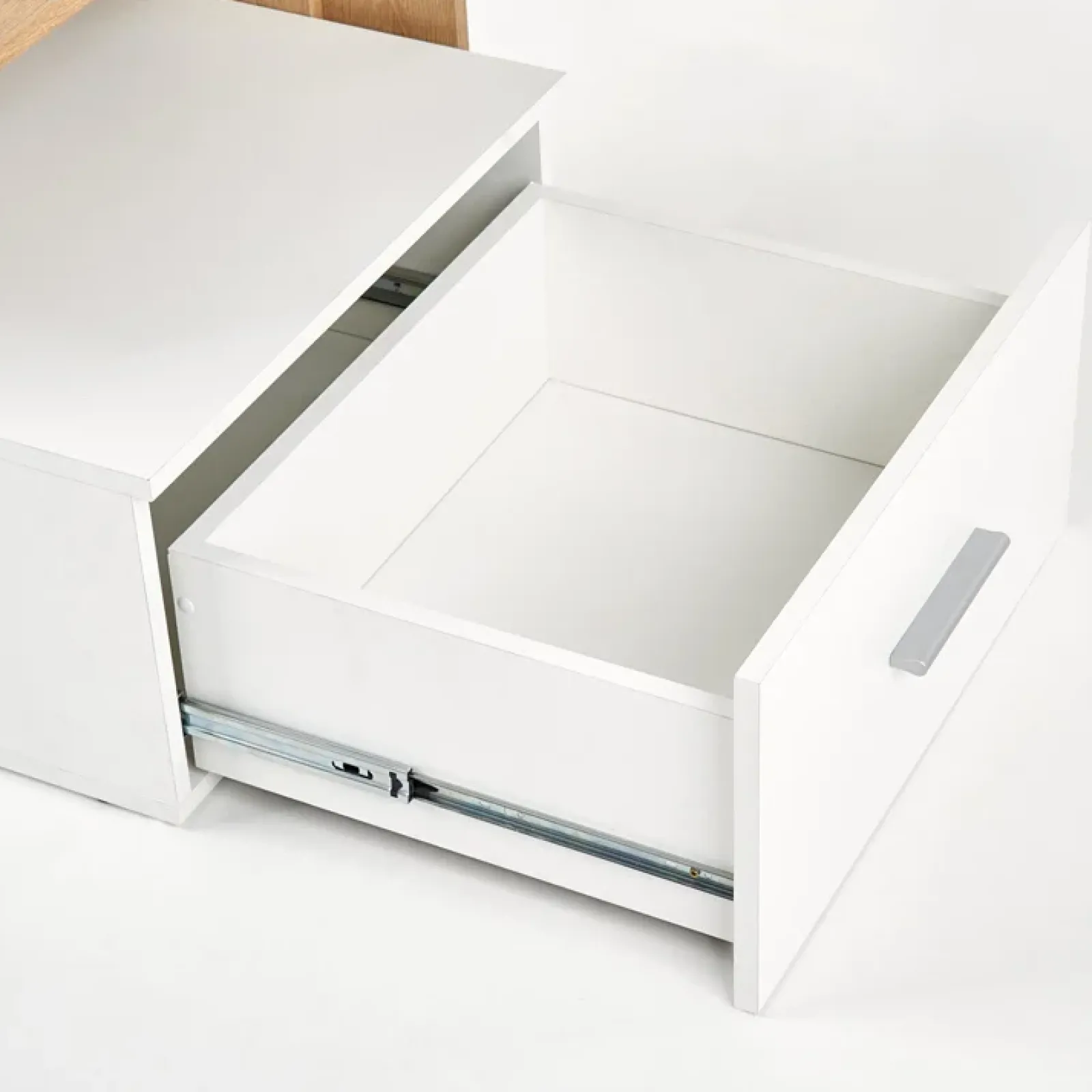 Garnero Arredamenti Scrivanie Per Ragazzi|Scrivanie Ufficio-Scrivania 149/50cm ufficio moderna bianco rovere Jade Gihome® Bianco Opaco - Rovere