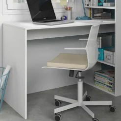 Garnero Arredamenti Scrivanie Per Ragazzi|Scrivanie Ufficio-Scrivania 120/53cm ufficio salvaspazio moderna Jolie Bianco Opaco