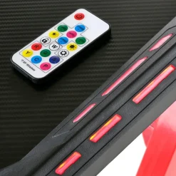 Garnero Arredamenti Scrivanie Per Ragazzi|Scrivanie Ufficio-Scrivania gaming moderna 122x74cm nero rosso Geranio