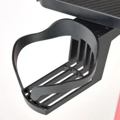 Garnero Arredamenti Scrivanie Per Ragazzi|Scrivanie Ufficio-Scrivania gaming moderna 122x74cm nero rosso Geranio