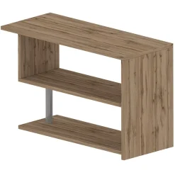 Garnero Arredamenti Scrivanie Ufficio|Scrivanie Ufficio-Scrivania girevole 65-120cm chiaro Havana Rovere