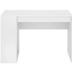 Garnero Arredamenti Scrivanie Per Ragazzi|Scrivanie Ufficio-Scrivania salvaspazio moderna 115x50cm bianco opaco Carter