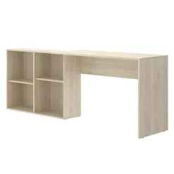 Garnero Arredamenti Scrivanie Per Ragazzi|Scrivanie Ufficio-Scrivania ufficio angolare salvaspazio 121x96cm rovere Sunny