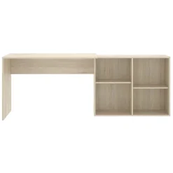 Garnero Arredamenti Scrivanie Per Ragazzi|Scrivanie Ufficio-Scrivania ufficio salvaspazio moderna 193x50cm rovere Sunny