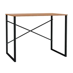 Garnero Arredamenti Scrivanie Per Ragazzi-Scrivania ufficio salvaspazio 90x60cm noce nero Cassino