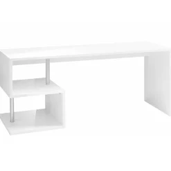 Garnero Arredamenti Scrivanie Ufficio|Scrivanie Ufficio-Scrivania ufficio 180x78cm ErgoDesk Bianco Lucido