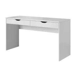 Garnero Arredamenti Scrivanie Per Ragazzi|Scrivanie Ufficio-Scrivania ufficio 138x76cm con cassettiera bianca Merlo