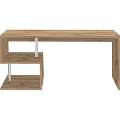 Garnero Arredamenti Scrivanie Ufficio|Scrivanie Ufficio-Scrivania ufficio 180x78cm ErgoDesk Rovere