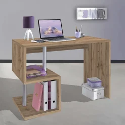 Garnero Arredamenti Scrivanie Per Ragazzi|Scrivanie Ufficio-Scrivania ufficio 100x78cm ErgoDesk Rovere