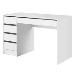 Garnero Arredamenti Scrivanie Per Ragazzi|Toeletta Trucco-Scrivania 120x55cm moderna bianco opaco Eliana Gihome®