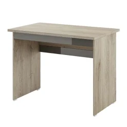 Garnero Arredamenti Scrivanie Ufficio|Scrivanie Ufficio-Scrivania 100x60cm moderna rovere antracite lucido Time R