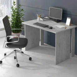 Garnero Arredamenti Scrivanie Per Ragazzi|Scrivanie Ufficio-Scrivania 120x75cm ufficio moderna Woody Cemento