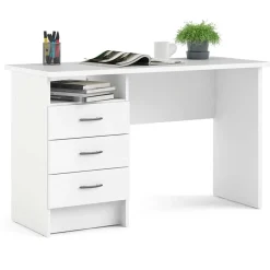 Garnero Arredamenti Scrivanie Per Ragazzi|Scrivanie Ufficio-Scrivania 120x48cm ufficio salvaspazio moderna bianco opaco Office
