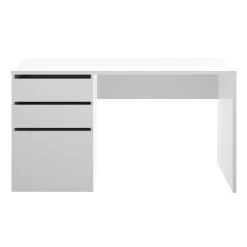 Garnero Arredamenti Scrivanie Per Ragazzi|Toeletta Trucco-Scrivania 139x60cm ufficio salvaspazio moderna bianco Virgil