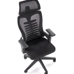 Garnero Arredamenti Sedie Da Ufficio|Sedie Scrivania Ufficio-Sedia da gaming ergonomica con braccioli e ruote da ufficio nero Aristide