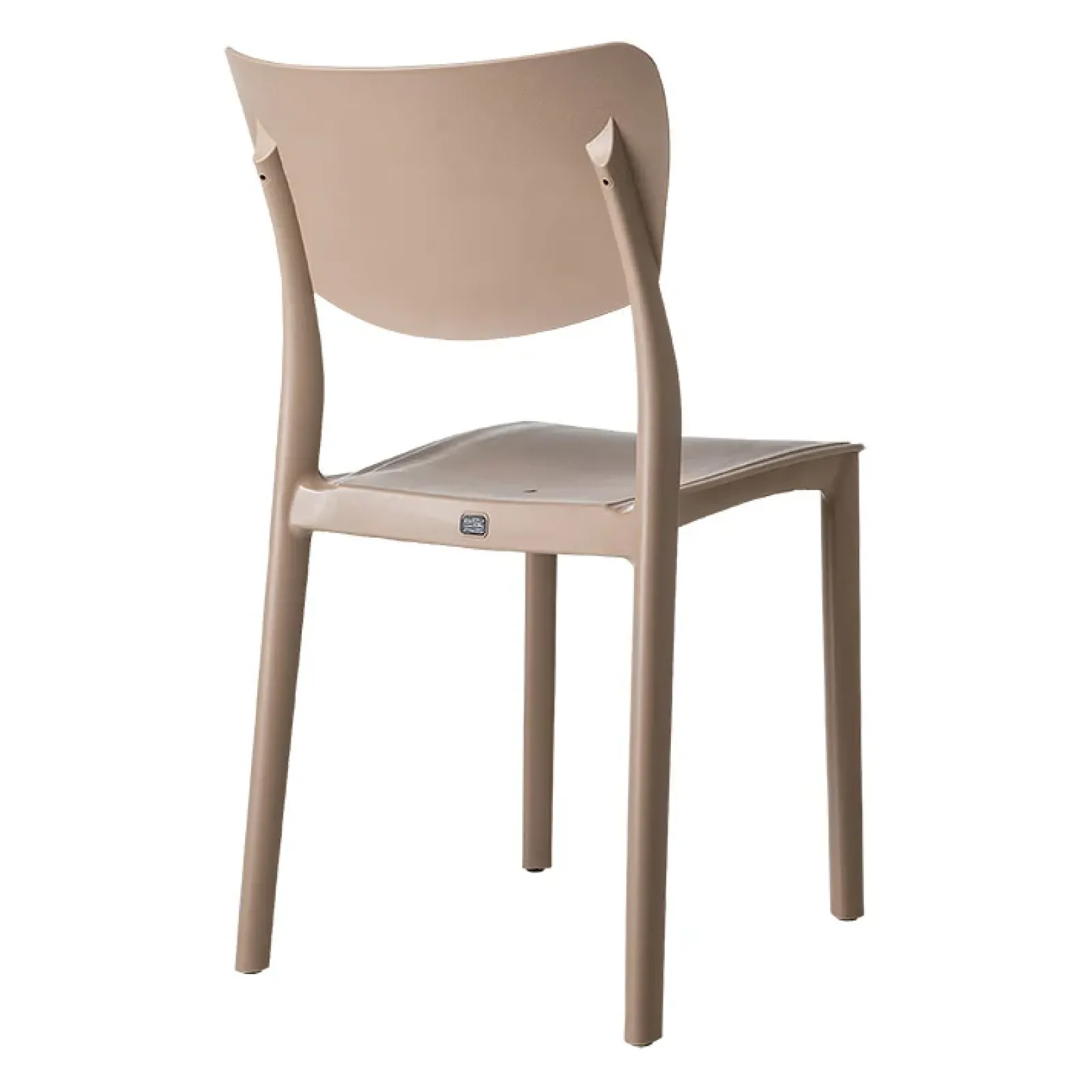 Garnero Arredamenti Sedie Da Giardino-Sedia da giardino esterno bar dehors impilabile polipropilene beige Tania Tortora