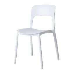 Garnero Arredamenti Sedie Da Giardino-Sedia da giardino esterno bar dehors impilabile polipropilene bianca Halyard Bianco
