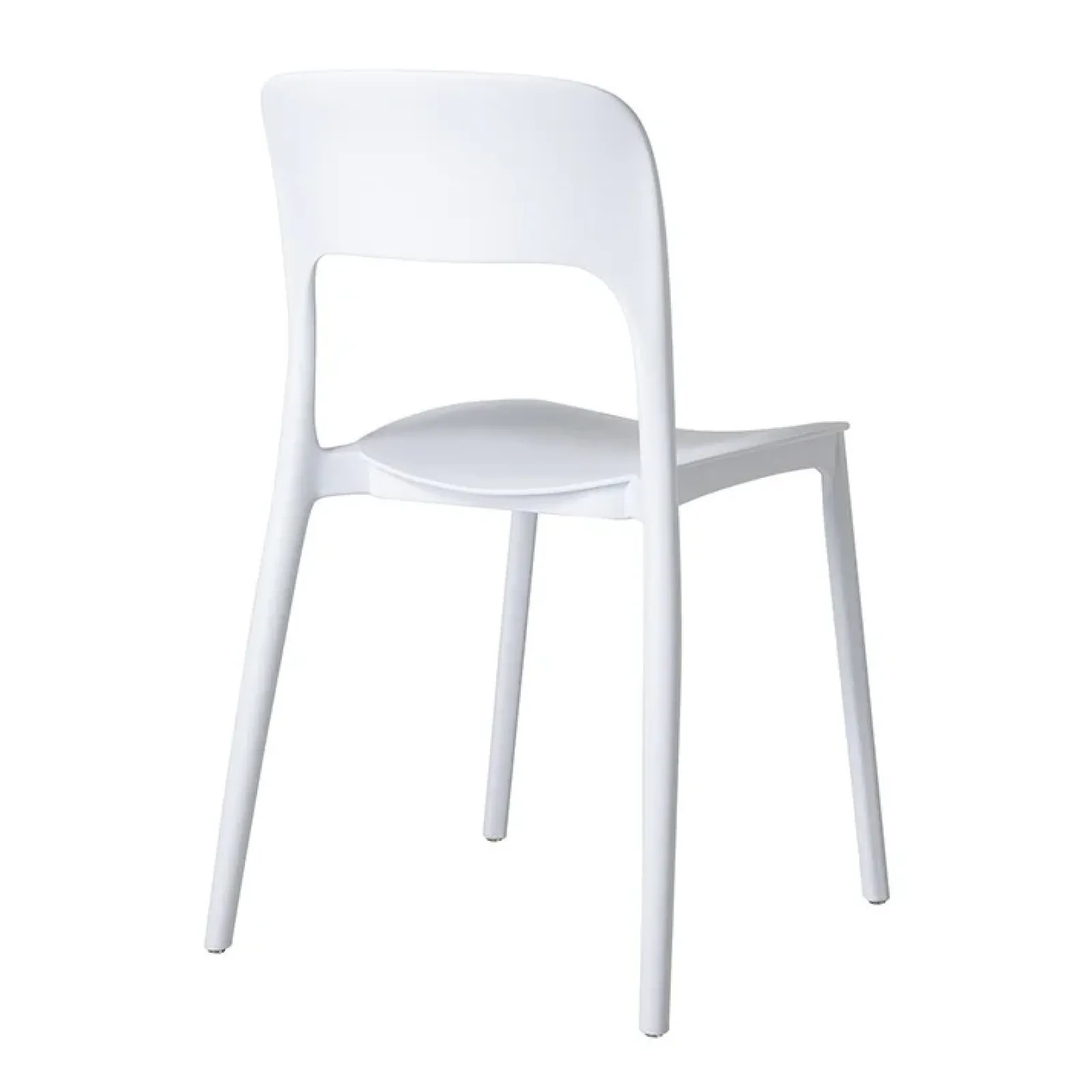 Garnero Arredamenti Sedie Da Giardino-Sedia da giardino esterno bar dehors impilabile polipropilene bianca Halyard Bianco