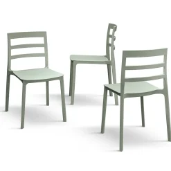 Garnero Arredamenti Sedie Da Giardino-Sedia da giardino esterno bar dehors impilabile polipropilene Nature Verde