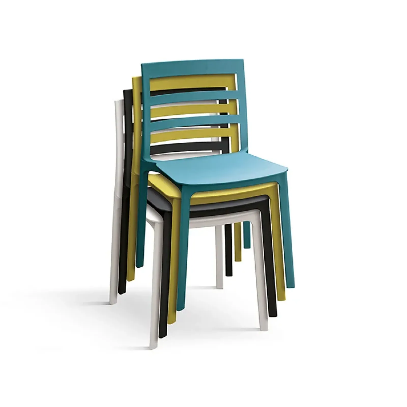 Garnero Arredamenti Sedie Da Giardino-Sedia da giardino esterno bar dehors impilabile polipropilene Nature Verde