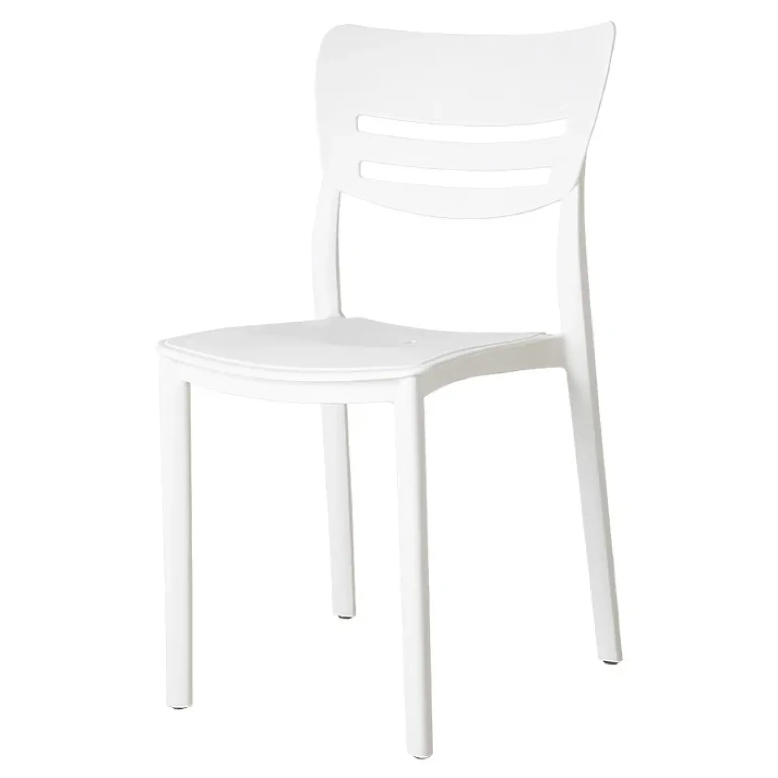 Garnero Arredamenti Sedie Da Giardino-Sedia da giardino esterno bar dehors impilabile polipropilene Greta Bianco