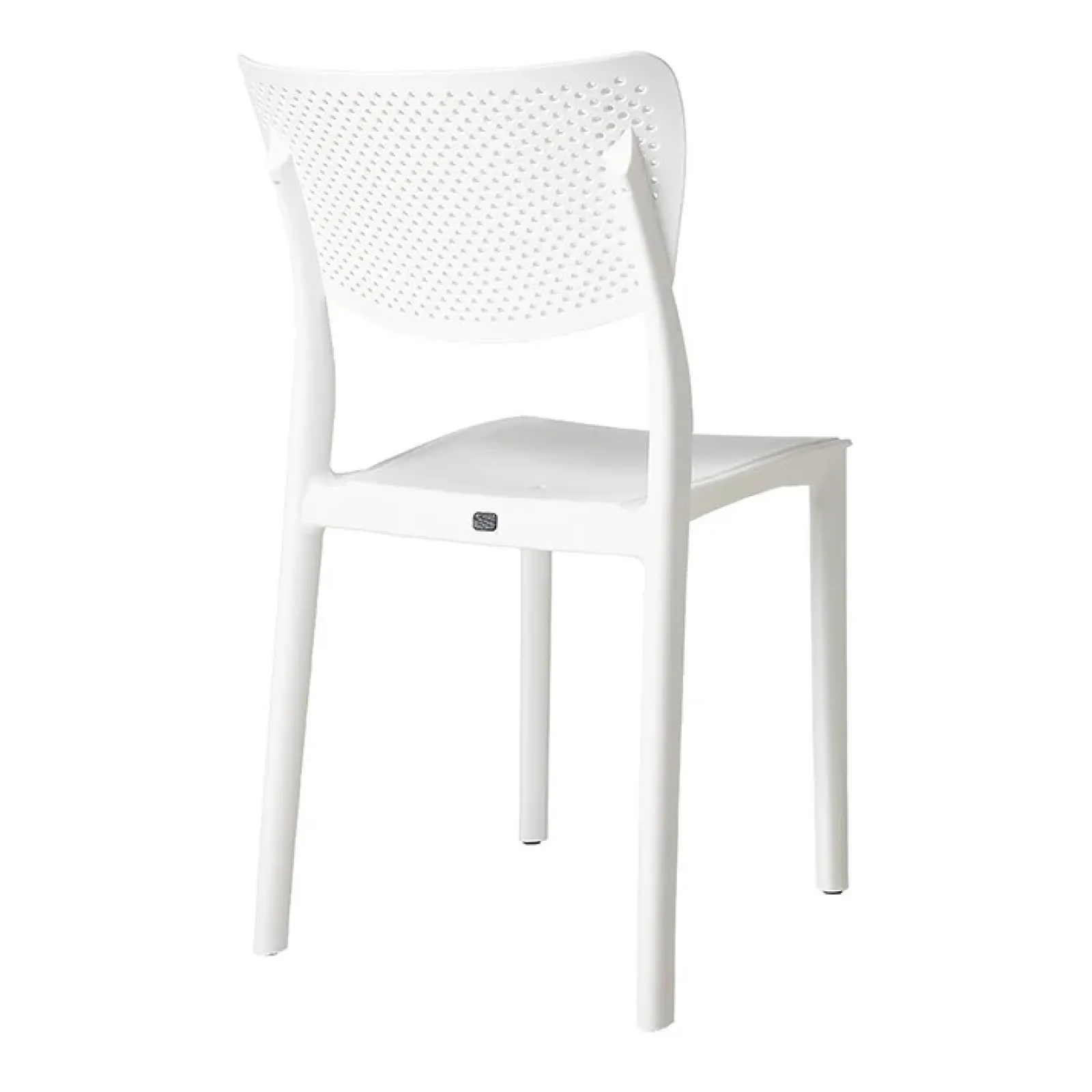 Garnero Arredamenti Sedie Da Giardino-Sedia da giardino esterno bar dehors impilabile polipropilene Aura Bianco