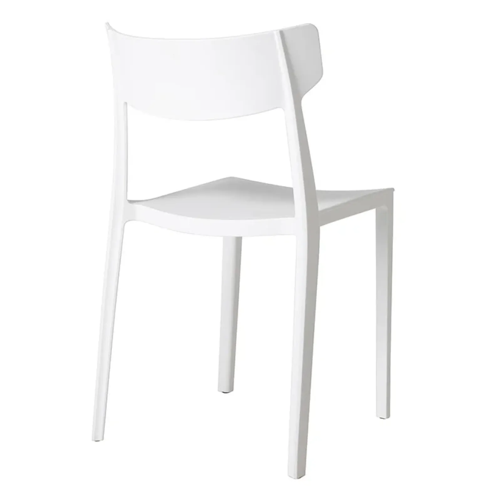 Garnero Arredamenti Sedie Da Giardino-Sedia da giardino esterno bar dehors impilabile polipropilene Hans Bianco