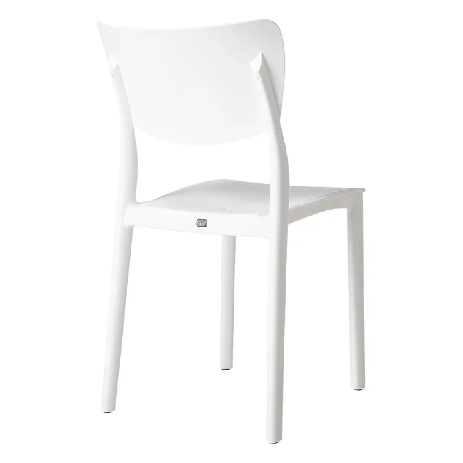 Garnero Arredamenti Sedie Da Giardino-Sedia da giardino impilabile esterno bar dehors polipropilene Tania Bianco