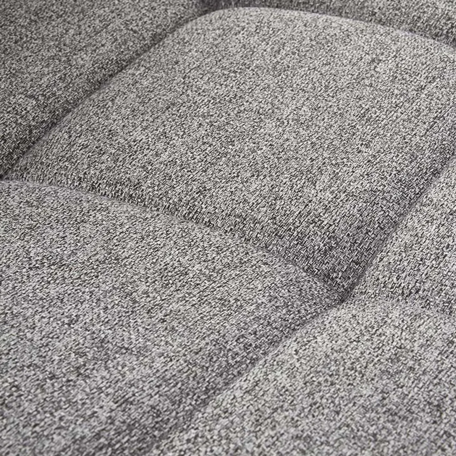 Garnero Arredamenti Sedie In Tessuto-Sedia da pranzo imbottita in tessuto nero Kristen Grigio