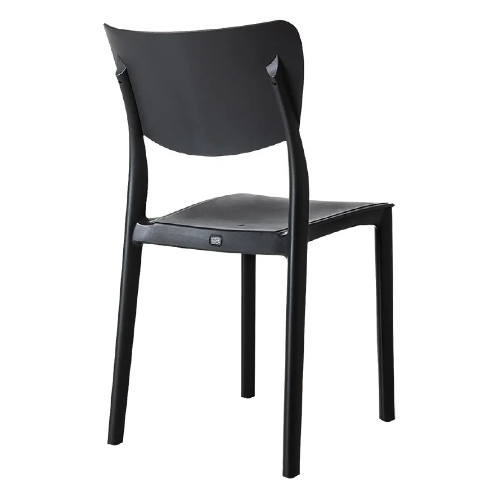 Garnero Arredamenti Sedie Polipropilene-Sedia da pranzo impilabile polipropilene grigio Tania Antracite