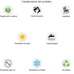 Garnero Arredamenti Sedie Polipropilene-Sedia da pranzo impilabile schienale forato polipropilene grigio Aura Antracite