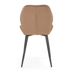 Garnero Arredamenti Sedie In Tessuto-Sedia da pranzo in tessuto moderna nero Cotton Beige