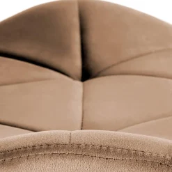 Garnero Arredamenti Sedie In Tessuto-Sedia da pranzo in tessuto moderna nero Cotton Beige