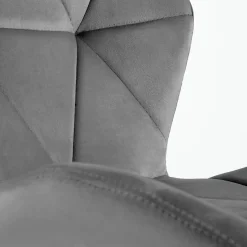 Garnero Arredamenti Sedie In Tessuto-Sedia da pranzo in tessuto moderna nero Cotton Grigio