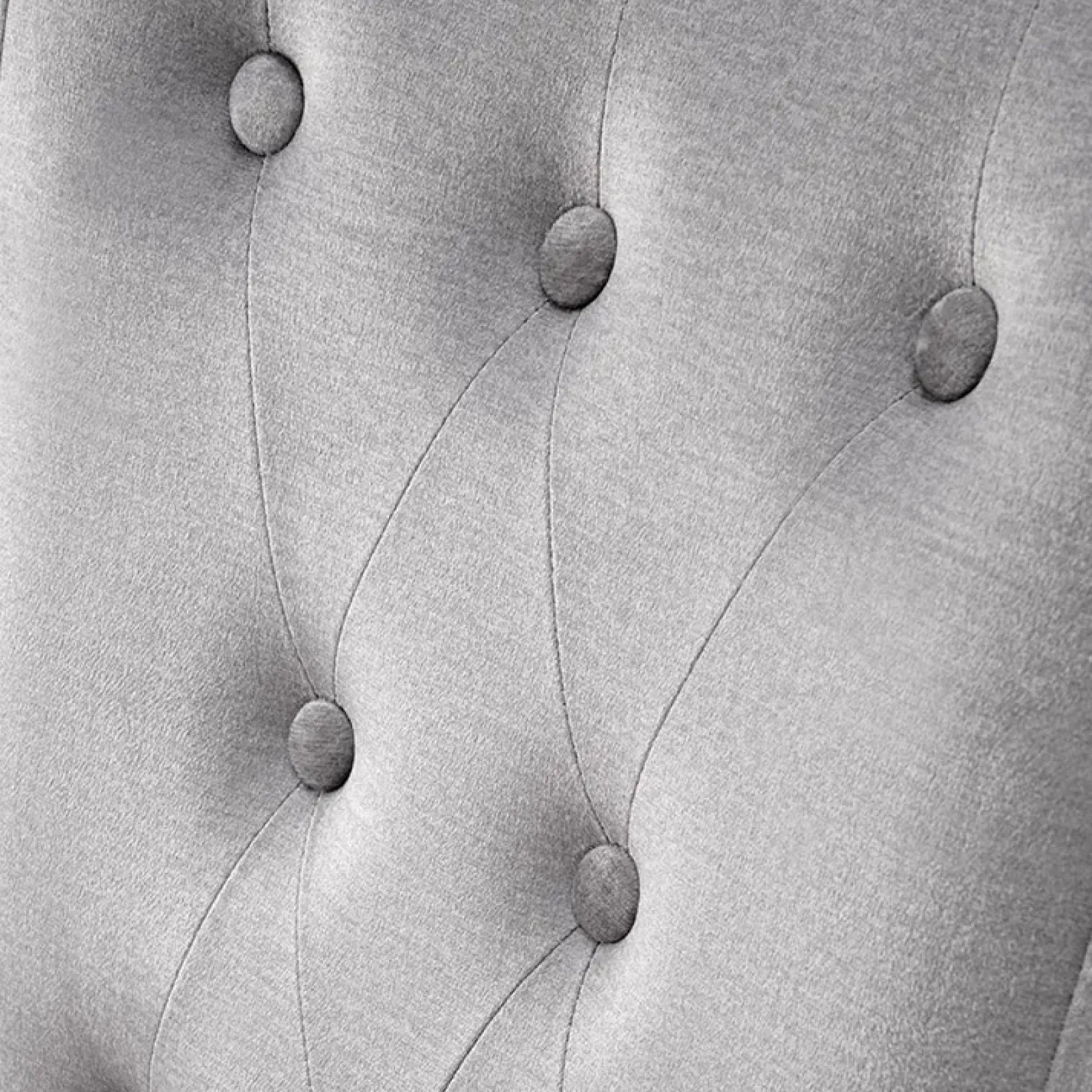 Garnero Arredamenti Sedie In Tessuto-Sedia da pranzo in velluto rovere chiaro chiaro Vaduz Grigio