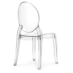 Garnero Arredamenti Sedie Da Giardino|Sedie Trasparenti E Plexiglass-Sedia da pranzo policarbonato trasparente impilabile Elisabeth Gihome®