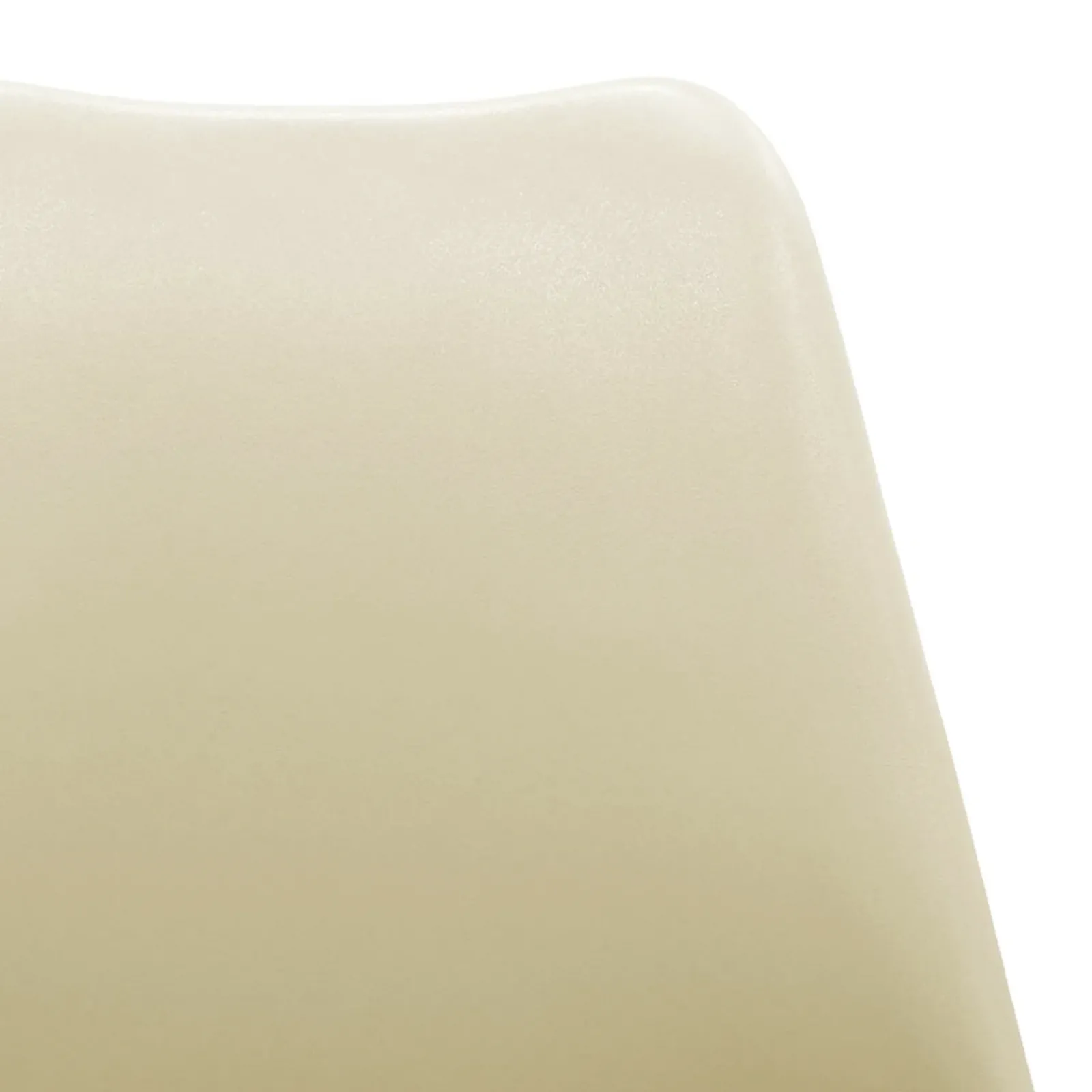 Garnero Arredamenti Sedie Imbottite Ecopelle|Sedie Polipropilene-Sedia da pranzo stile scandinavo imbottita beige gambe legno Riccia Beige - Rovere