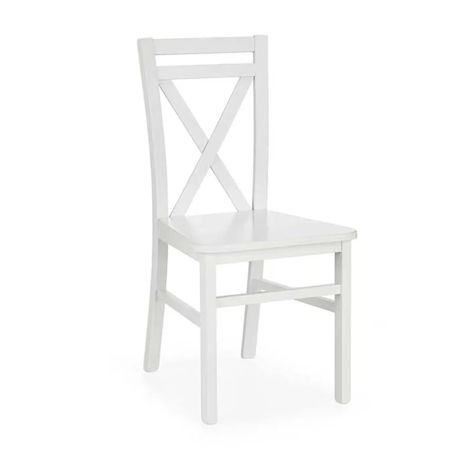 Garnero Arredamenti Sedie In Legno-Sedia da pranzo stile shabby Janet Bianco