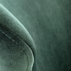 Garnero Arredamenti Sedie In Tessuto-Sedia da sala moderna in tessuto scuro Farro Verde