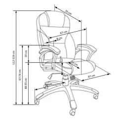 Garnero Arredamenti Sedie Da Ufficio|Sedie Scrivania Ufficio-Sedia da ufficio classica in ecopelle marrone ottone Eclipse