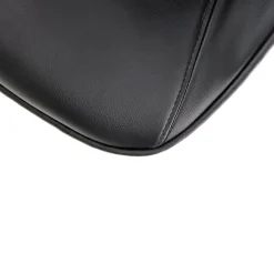 Garnero Arredamenti Sedie Da Ufficio|Sedie Scrivania Ufficio-Sedia da ufficio con braccioli in ecopelle noce nero Ilda Noce - Nero