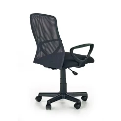 Garnero Arredamenti Sedie Da Ufficio|Sedie Scrivania Ufficio-Sedia da ufficio con braccioli in tessuto nero grigio Pixie