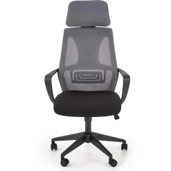 Garnero Arredamenti Sedie Da Ufficio|Sedie Scrivania Ufficio-Sedia da ufficio con ruote in tessuto rete grigio nero Clay Nero - Grigio