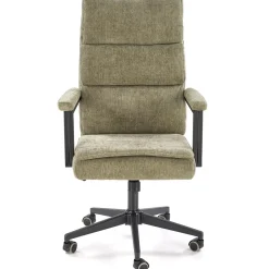 Garnero Arredamenti Sedie Da Ufficio|Sedie Scrivania Ufficio-Sedia da ufficio con ruote e braccioli in tessuto oliva Yara Verde