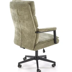 Garnero Arredamenti Sedie Da Ufficio|Sedie Scrivania Ufficio-Sedia da ufficio con ruote e braccioli in tessuto oliva Yara Verde