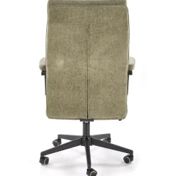 Garnero Arredamenti Sedie Da Ufficio|Sedie Scrivania Ufficio-Sedia da ufficio con ruote e braccioli in tessuto oliva Yara Verde
