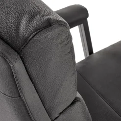 Garnero Arredamenti Sedie Da Ufficio|Sedie Scrivania Ufficio-Sedia da ufficio con ruote e braccioli imbottita Yara Ecopelle Nero