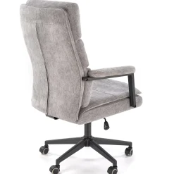 Garnero Arredamenti Sedie Da Ufficio|Sedie Scrivania Ufficio-Sedia da ufficio con ruote e braccioli in tessuto Yara Grigio