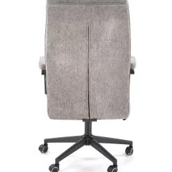 Garnero Arredamenti Sedie Da Ufficio|Sedie Scrivania Ufficio-Sedia da ufficio con ruote e braccioli in tessuto Yara Grigio
